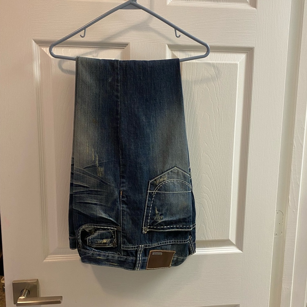 Classic Denim Straight-Leg Jeans